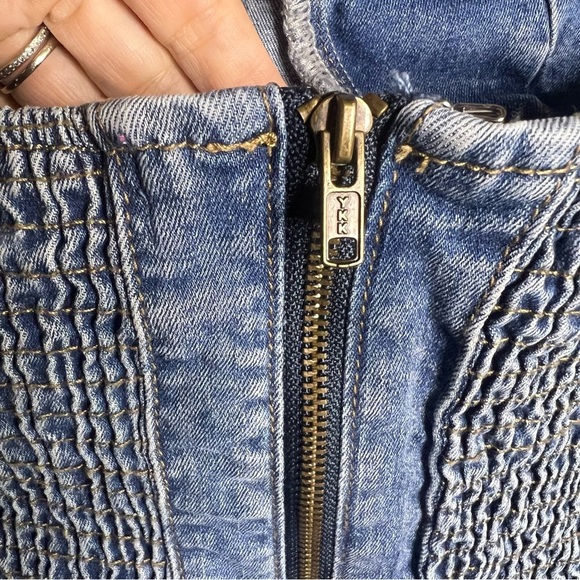 Edikted Alissa denim mini dress in size Large - Picture 7 of 11